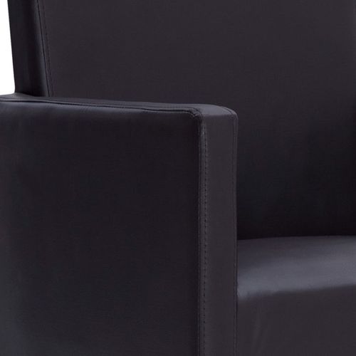 Blagovaonske stolice od umjetne kože 6 kom smeđe slika 14