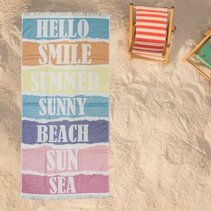Plažni peškir BEACH MASTER 70x140 - Hello/Smile - HSN