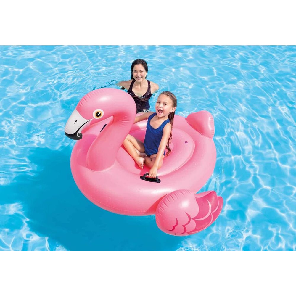 Intex pink Flamingo, starost 3+ , 142 cm x 137 cm x 97 cm, 57558NP slika 2