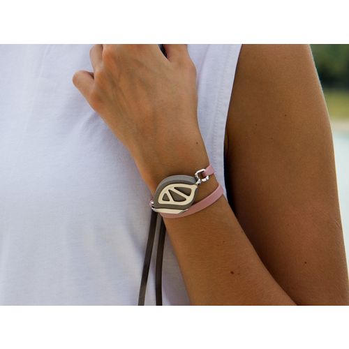 Bellabeat Leaf Urban - Sweet Berry Active Bracelet - Silver slika 3