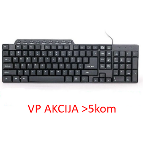 KB-UM-104 Gembird Multimedijalna tastatura US layout black USB slika 5