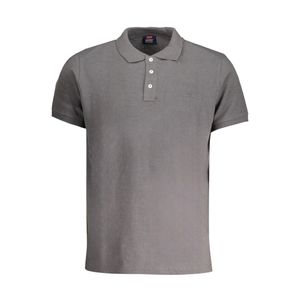 NORWAY 1963 MEN'S GRAY SHORT SLEEVED POLO SHIRT