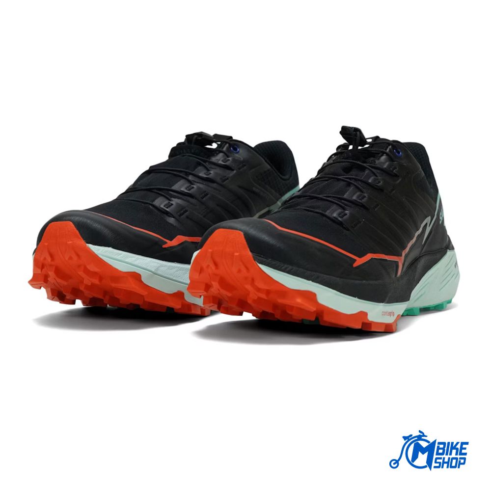 Salomon Muške patike Thundercross, Black/Cherry Tomato/Electric Green slika 3
