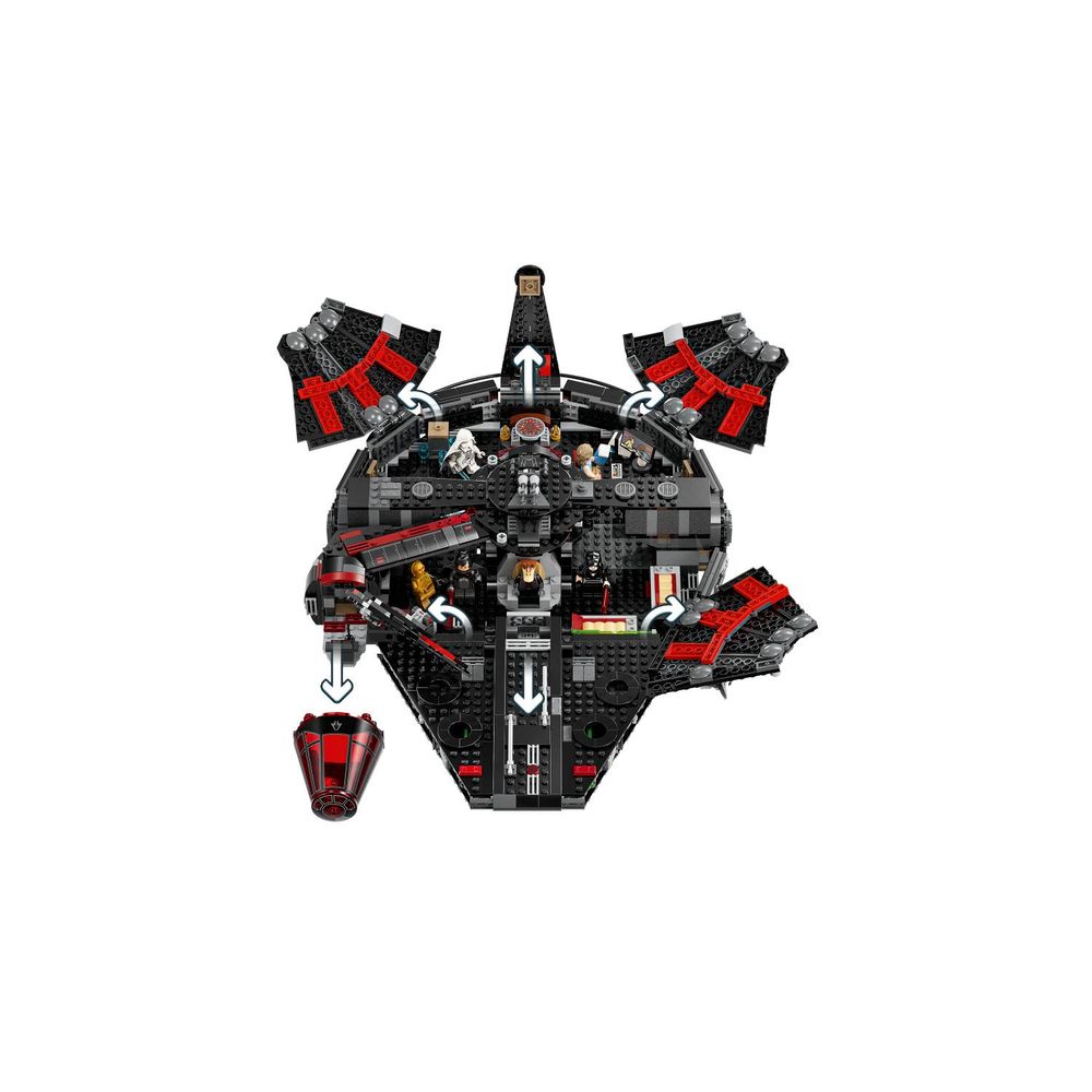 LEGO 75389 Crni Millennium Falcon slika 4