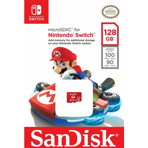 SanDisk SDXC 128GB micro 100MB/s R, 90MB/s W for Ninetendo Switch slika 3
