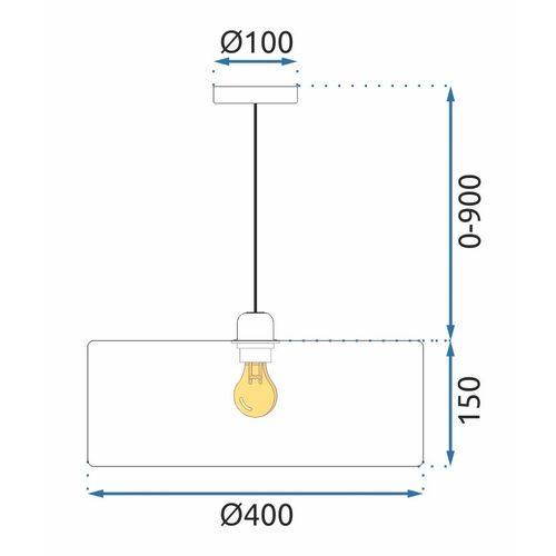 TOOLIGHT VISEĆA SVJETILJKA APP1016-1CP slika 9