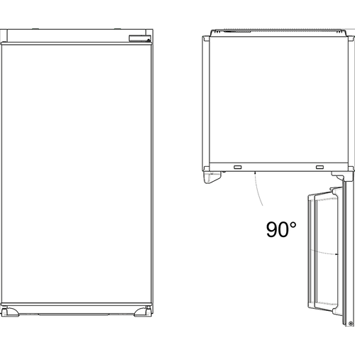 Vox IKS 1800 E Ugradni frižider sa komorom za zamrzavanje, Visina 102 cm, Širina 54 cm slika 5