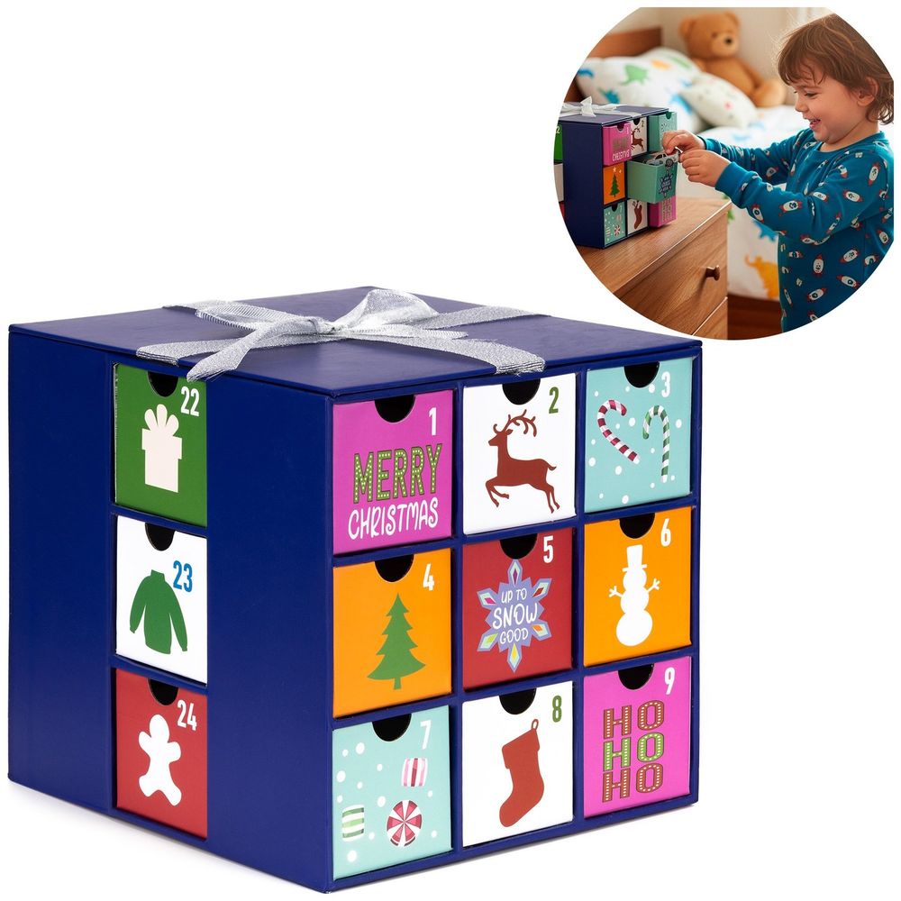 Ca1509 adventski kalendar 20,5 x 19,5 x 19,5 cm slika 1