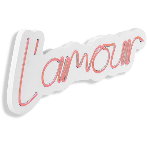 Wallity Ukrasna plastična LED rasvjeta, L'amour - Pink slika 6