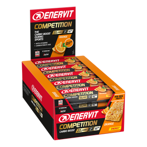 Enervit Sport čokoladice Competition Bar Orange 22g Carbs bez glutena 30g, 25 komada