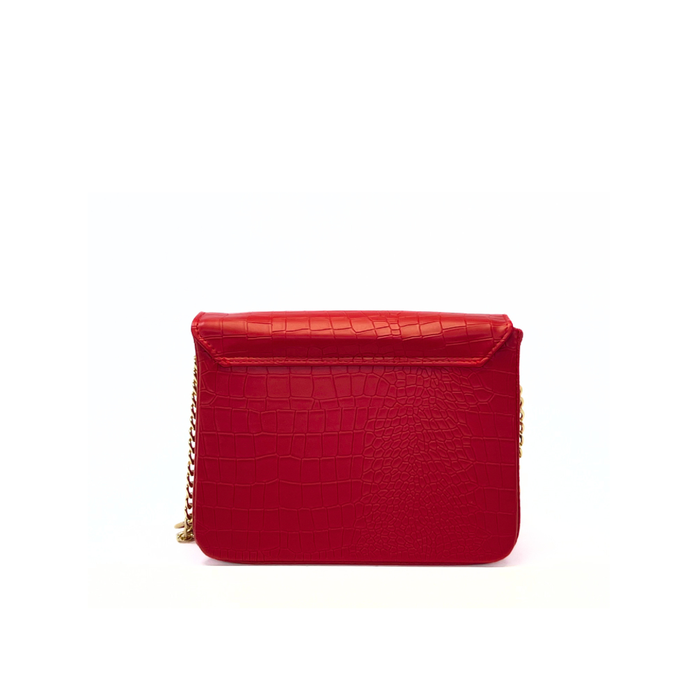 ILEA Ženska torba Nella M 26x19cm, Crvena Kroko slika 3