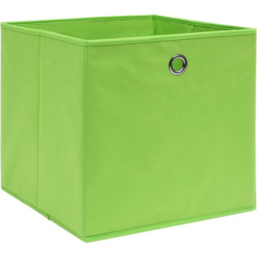 Kutije za pohranu od netkane tkanine 4 kom 28x28x28 cm zelene slika 15