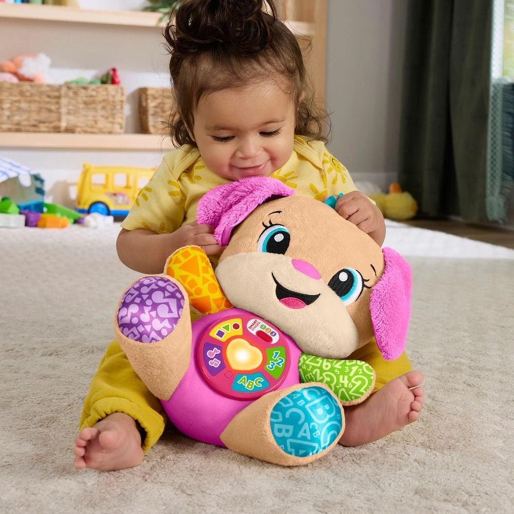 Fisher Price Interaktivna plišana igračka Laugh&Learn - Psić sveznalica Seka slika 6