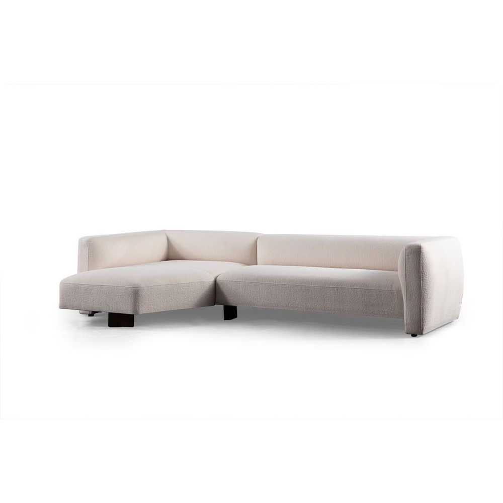 Ugaona sofa Rena lijevi kut - boja: bijela slika 7