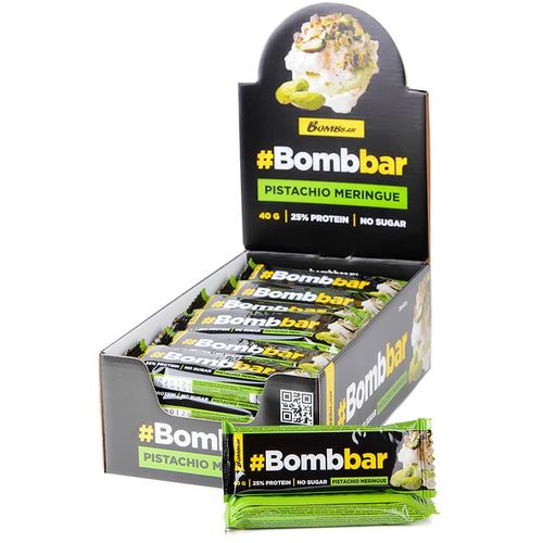 BOMBBAR Preliveni Proteinski bar Pistaći meringue 40g slika 2