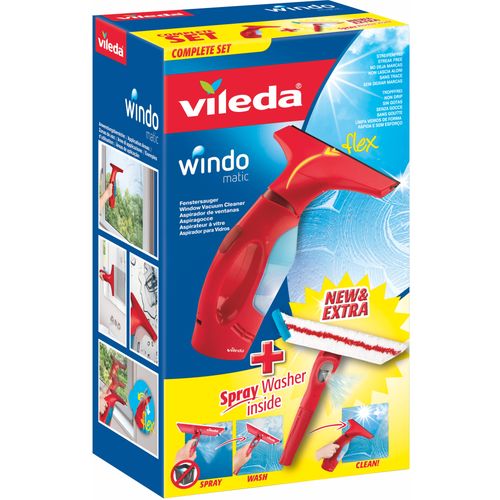 Vileda Windomatic usisavač za prozore Power + Spray perač za prozore slika 1