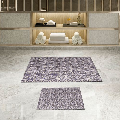 510605 - Beige Beige
Lilac
Purple Bathmat Set (2 Pieces) slika 1