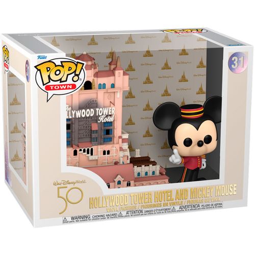 POP figure Walt Disney World 50th Anniversary Hollywood Tower Hotel and Mickey Mouse slika 1