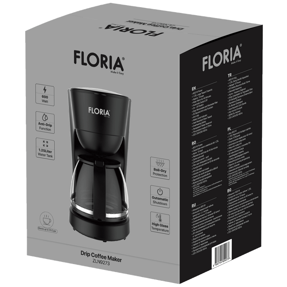 Floria Aparat za filter kafu, 600W - ZLN9273 slika 2