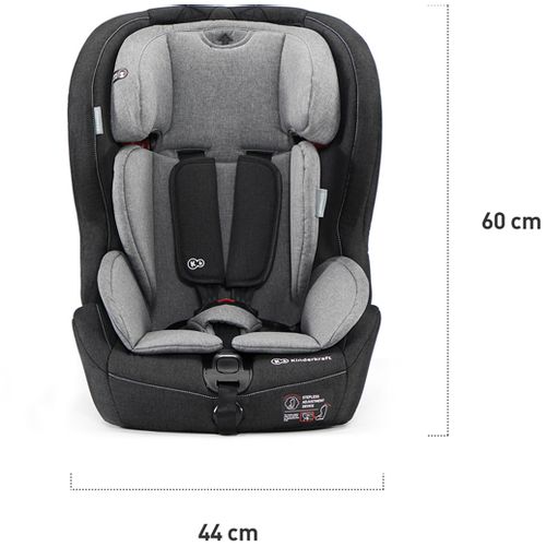 Kinderkraft autosjedalica Safety Fix 9-36 kg crno-siva slika 3