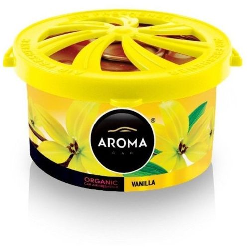 Miris za auto limenka Aroma Organic 40g - Vanilla slika 1