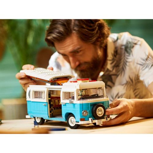 Playset Lego Volkswagen T2 Camper Van 10279 2207 Dijelovi 14 x 15 x 35 cm slika 3