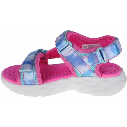 Skechers Summer Sky dječje sandale sa svjetlom 302975l-blu slika 20