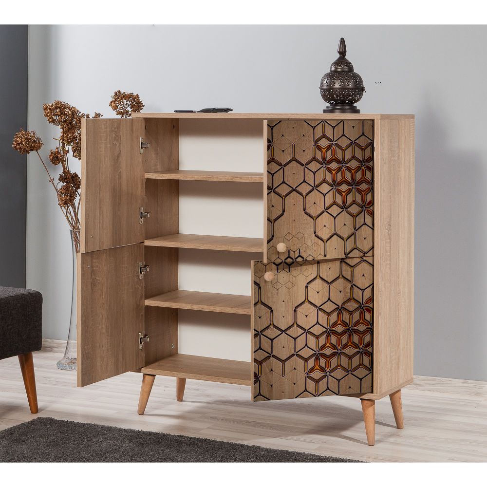Multilux-720 Sonoma Oak Višenamjenski Ormar slika 3