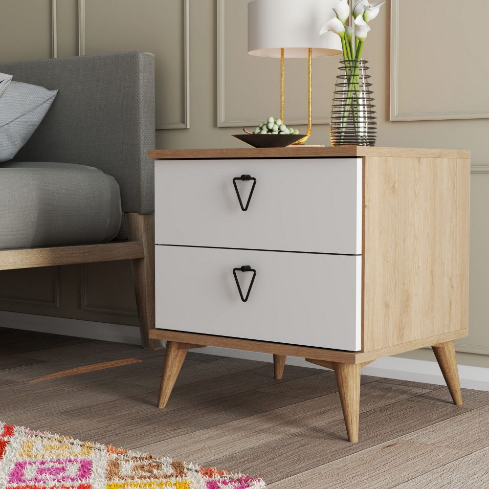 Versa-Ce 3636 Oak
White Nightstand slika 1