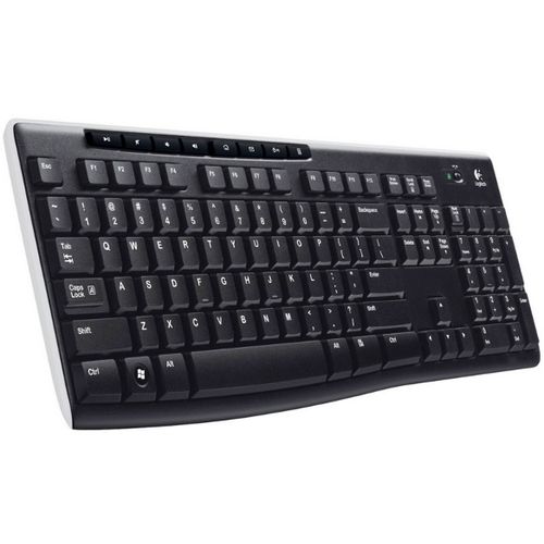 Logitech K270 bežična tipkovnica, 2,4 GHz, crna slika 1