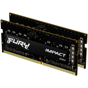 Kingston DRAM 32GB 2666MHz DDR4 CL15 SODIMM (Kit of 2) 1Gx8 FURY Impact EAN: 740617318562