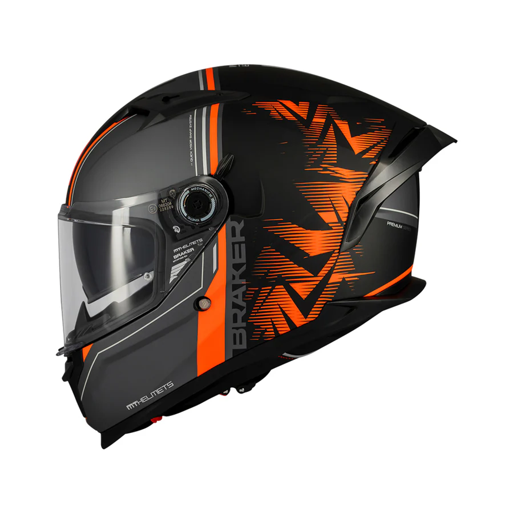 MT Helmets vizir za moto kacigu Breaker SV Charm B4 matt slika 1