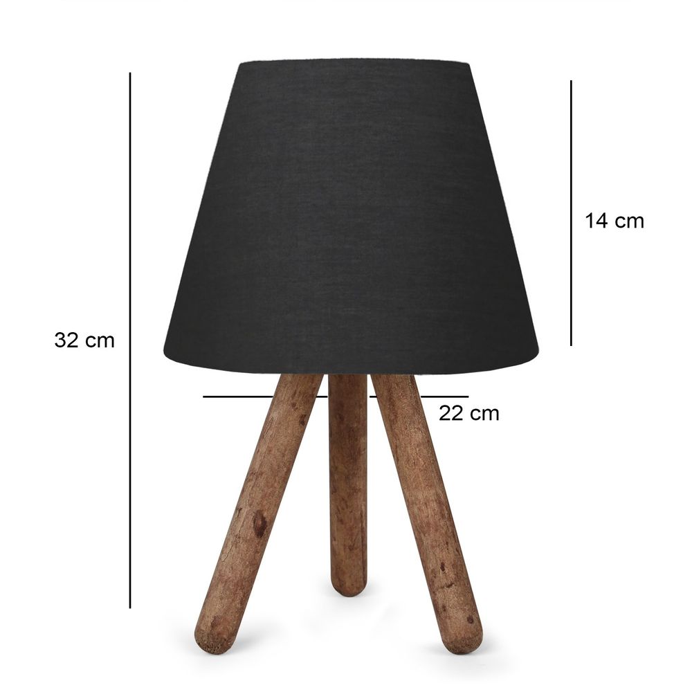 AYD-2844 Antracitna Stolna Lampa slika 4