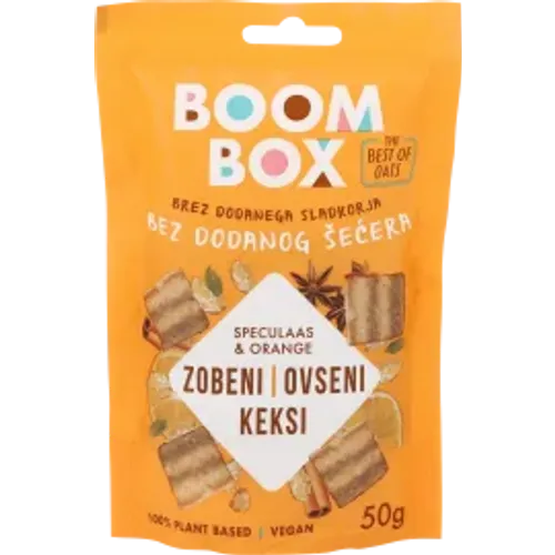  Boom Box Zobeni keksi sa začinima i narančom 50g slika 1