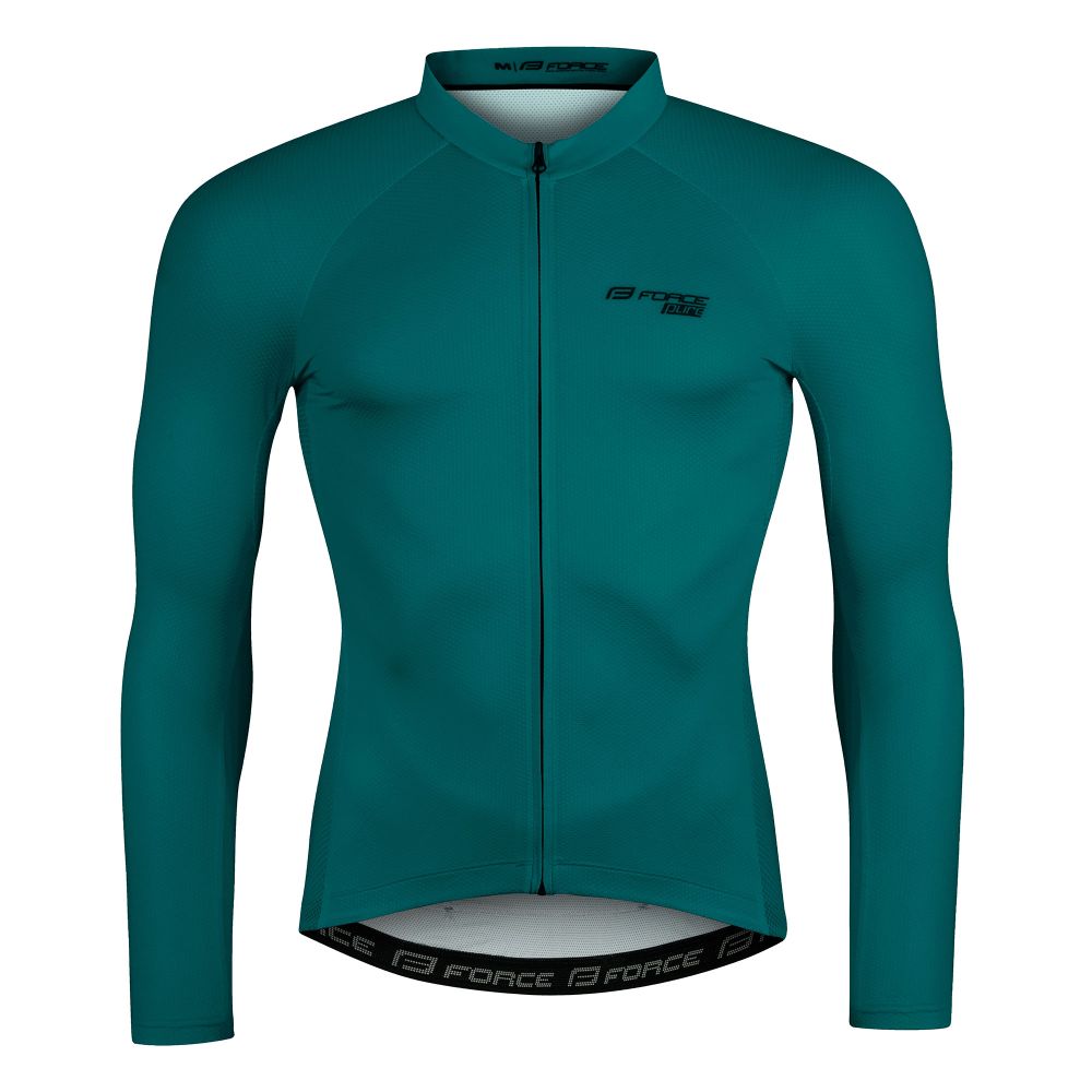 Force Majica dugih rukava za biciklizam Pure Petrol Blue slika 1