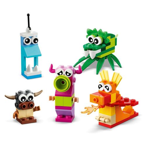 Playset Lego 11017 Classic Creative Monsters Pisana + 4 Godina slika 2