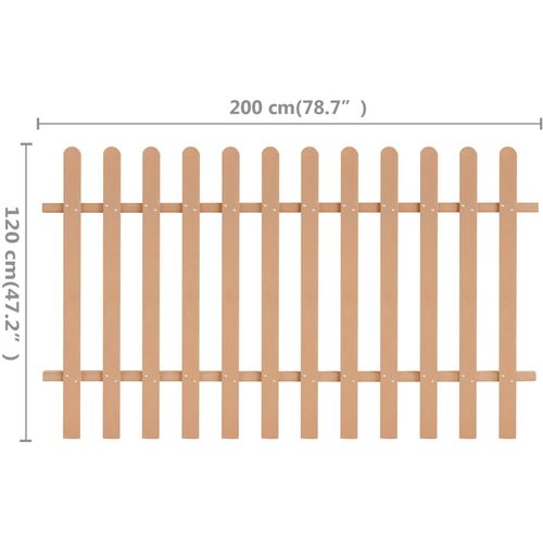 Ograda WPC 200 x 120 cm slika 17