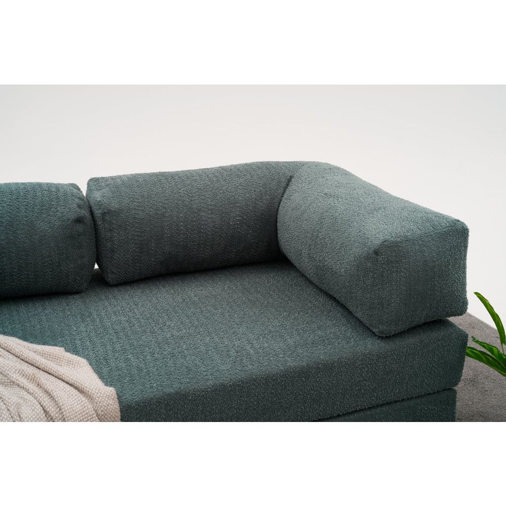 Comfort - Zeleni trosjed za tri osobe slika 3