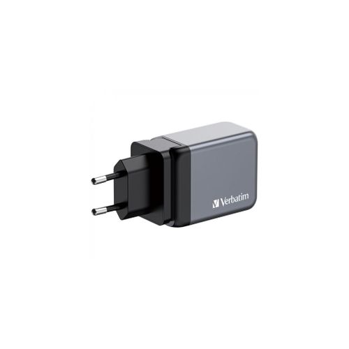 Punjač zidni Verbatim GaN 2xUSB-C/PD 65W/1xUSB-A QC 3.0 (EU/UK/US) #32201 slika 2