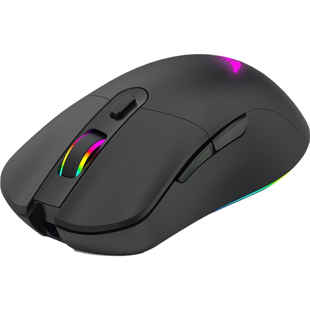 Gaming miš BYTEZONE Morpheus bežična-žična / RGB (16,8M boja) / max DPI 10K / optička / mat UV premaz (crna) slika 2