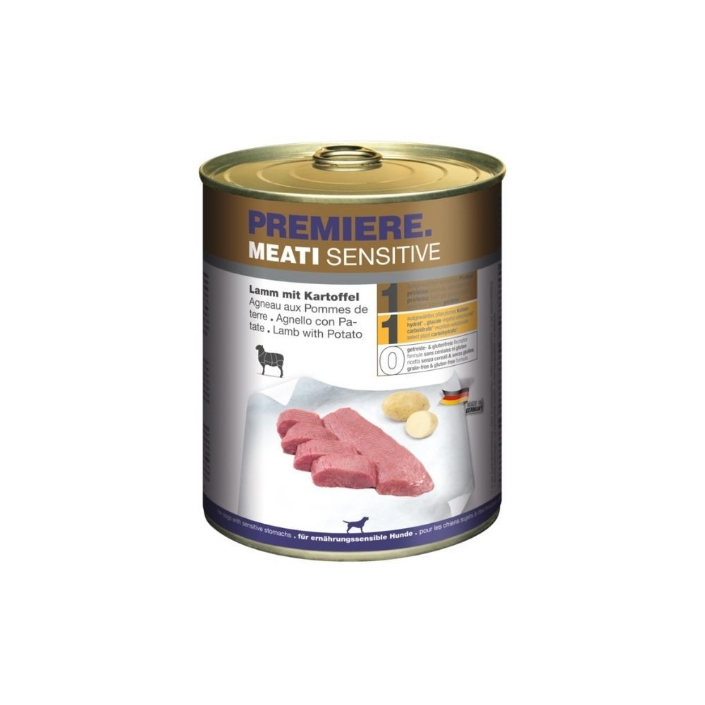 Premiere Meati Sensitive janjetina i krumpir, konzerva 800g slika 1