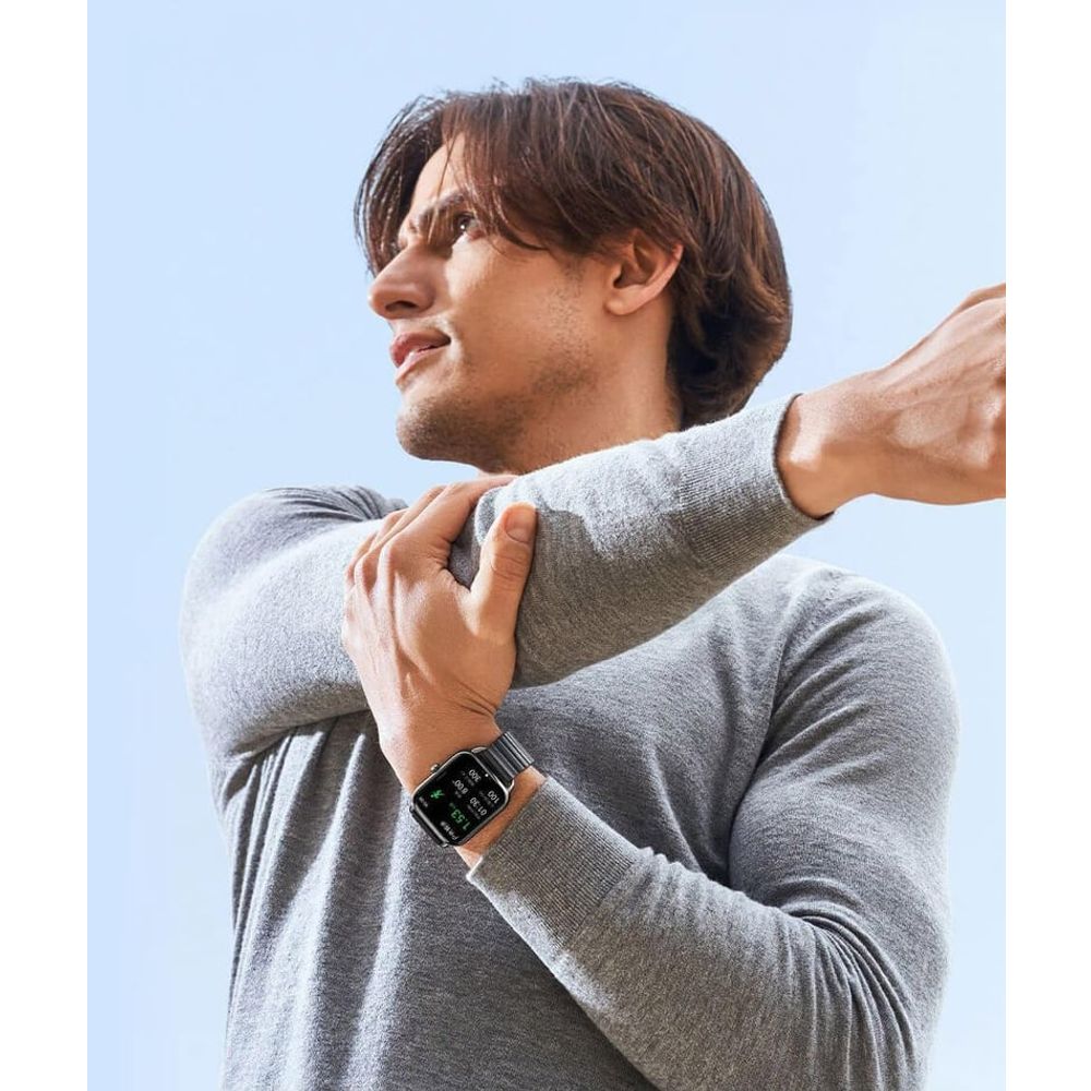 Haylou SmartWatch RS4 Plus Black - LS11 (magnetna narukvica) slika 1