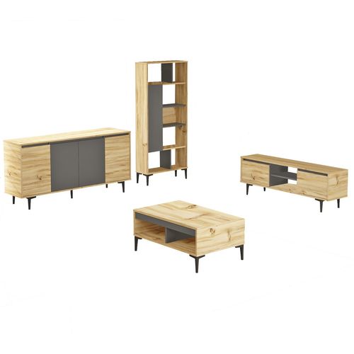 AR14-KA Oak
Anthracite Living Room Furniture Set slika 9
