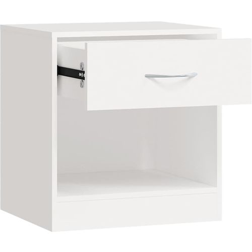 242547 Nightstand 2 pcs with Drawer White slika 34