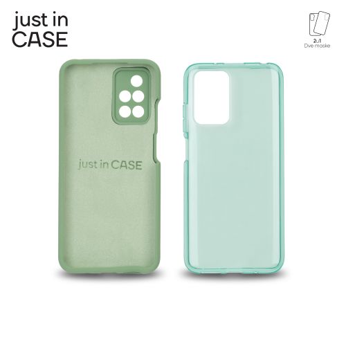 2u1 Extra case MIX paket ZELENI za Redmi10/ Redmi Note 11 slika 2