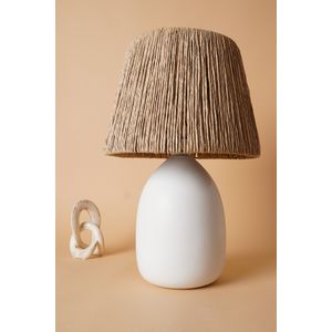 YL599 Bijela Hrastova Lampa za Sto