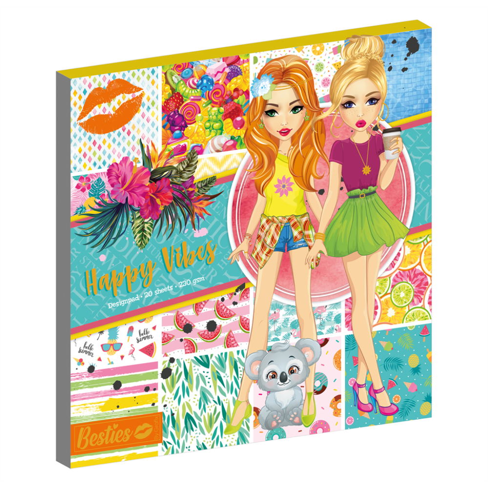 Dizajn Blok Besties 140006 - 20 Listova 25x25 cm slika 1