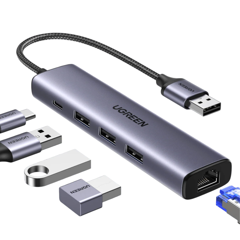 Ugreen USB 3.0 5v1 Hub slika 1
