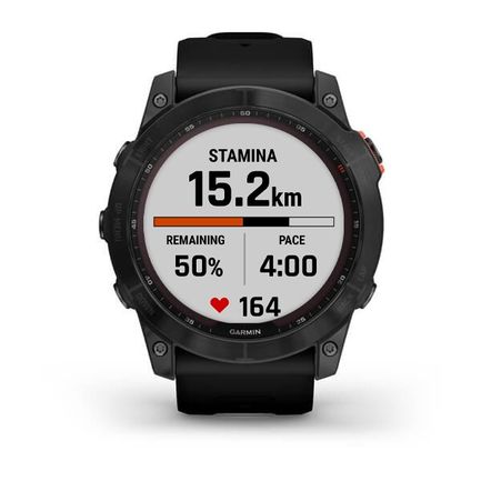 Garmin fenix 7X SOLAR Slate Gray crni remen                                                 