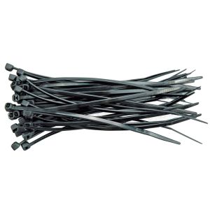 Vorel crna plastična vezica 96 * 2,5 mm, pakiranje od 100 komada
